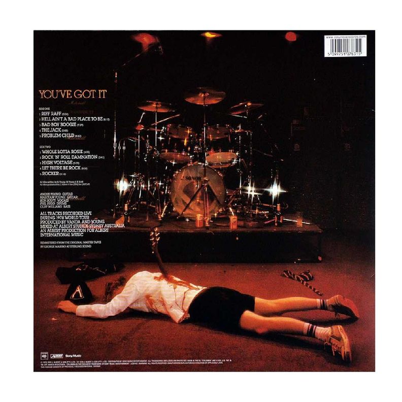 VINILO AC/DC/ IF YOU WANT BLOOD YOU'VE GOT IT 1LP-1