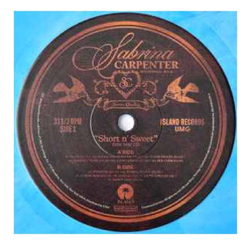 VINILO SABRINA CARPENTER/ SHORT N' SWEET (BLUE MARBLED VINYL) 1LP