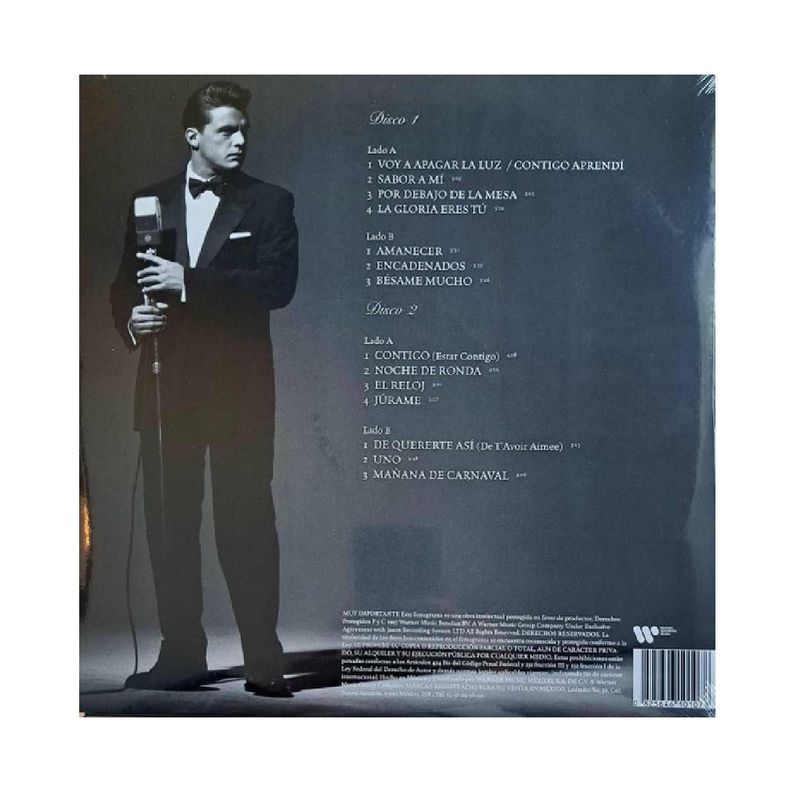 VINILO LUIS MIGUEL/ ROMANCES 2LP-1