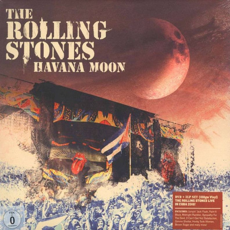 Vinilo The Rolling Stones/ Havana Moon 3Lp + 1Dvd-0