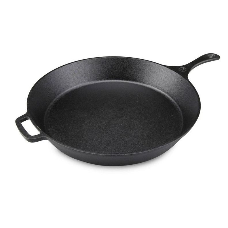 Sarten Wh/ Curada De Hierro Fundido 38 Cm-0