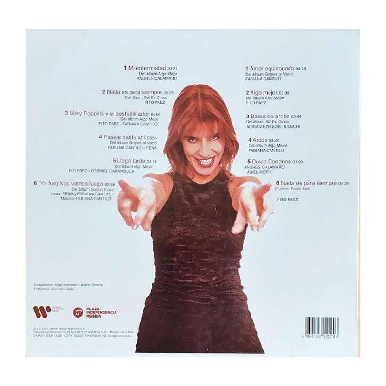 VINILO FABIANA CANTILO/ LO MEJOR 1LP-1
