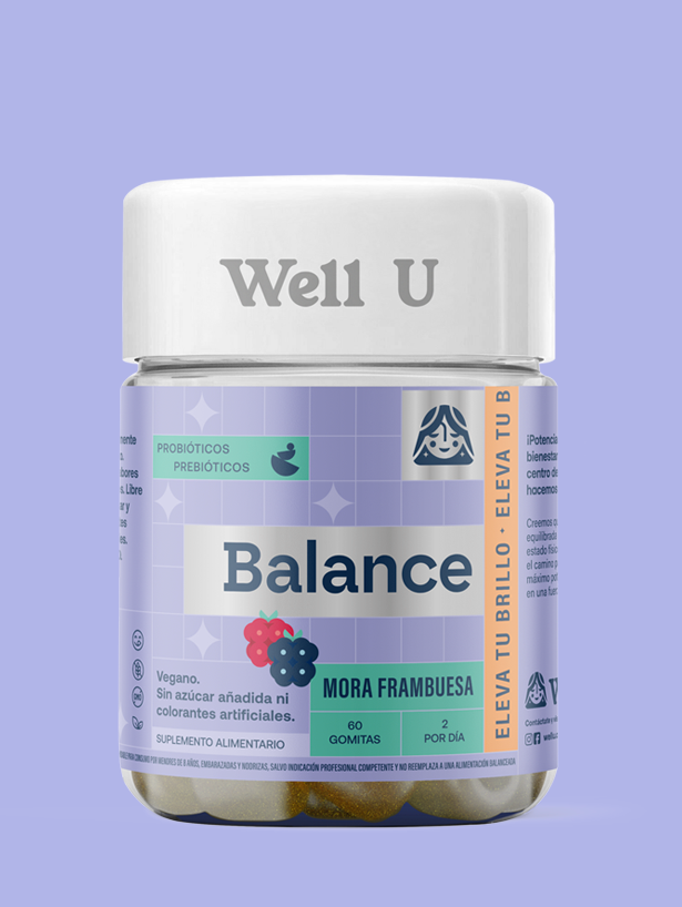 Balance, probióticos y prebióticos en formatos de gomitas para tu salud intestinal.-0