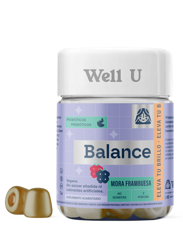 Balance, probióticos y prebióticos en formatos de gomitas para tu salud intestinal.-1