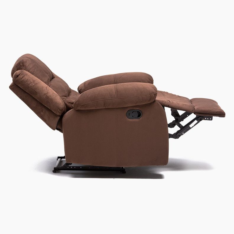  Living Sofá 3 Cuerpos Reclinable Martell Café + 2 Bergers 98060-4