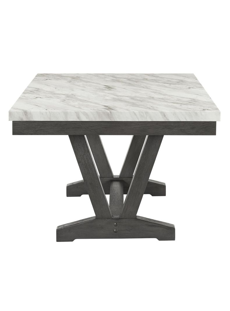 Juego de Comedor 6 Sillas Moderno Rodeus Mármol DC4093-1