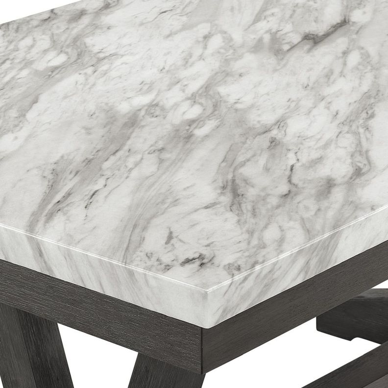 Juego de Comedor 6 Sillas Moderno Rodeus Mármol DC4093-5