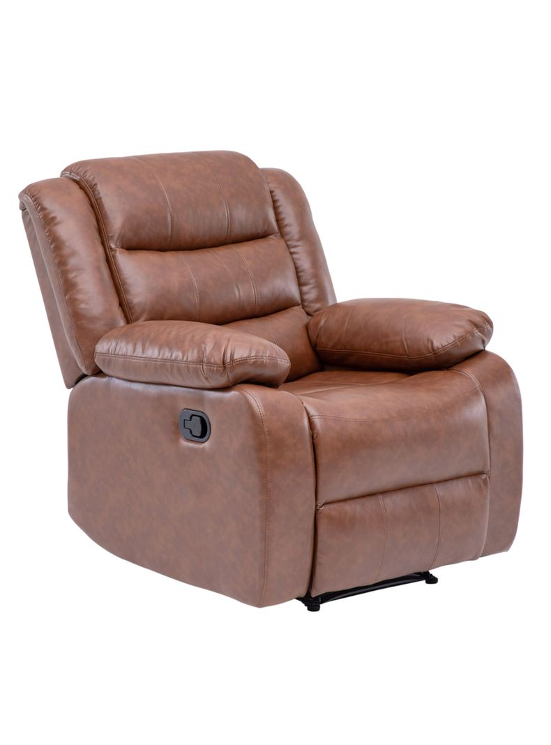 Living Sofá 3 Cuerpos Reclinable Roma Café + 2 Bergers KM060BR-1
