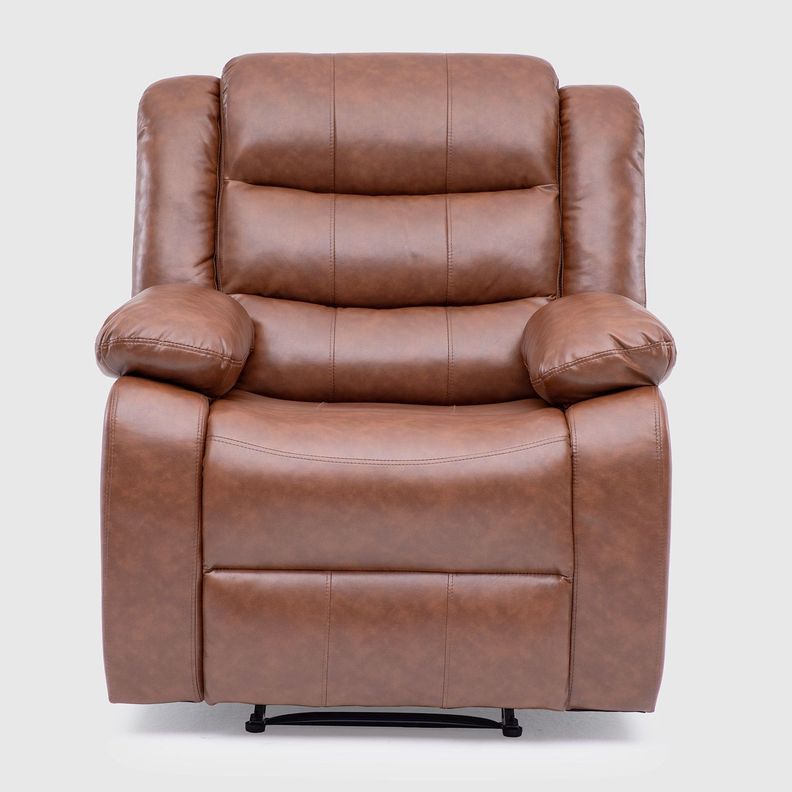  Living Sofá 3 Cuerpos Reclinable Roma Café + 2 Bergers KM060BR-3