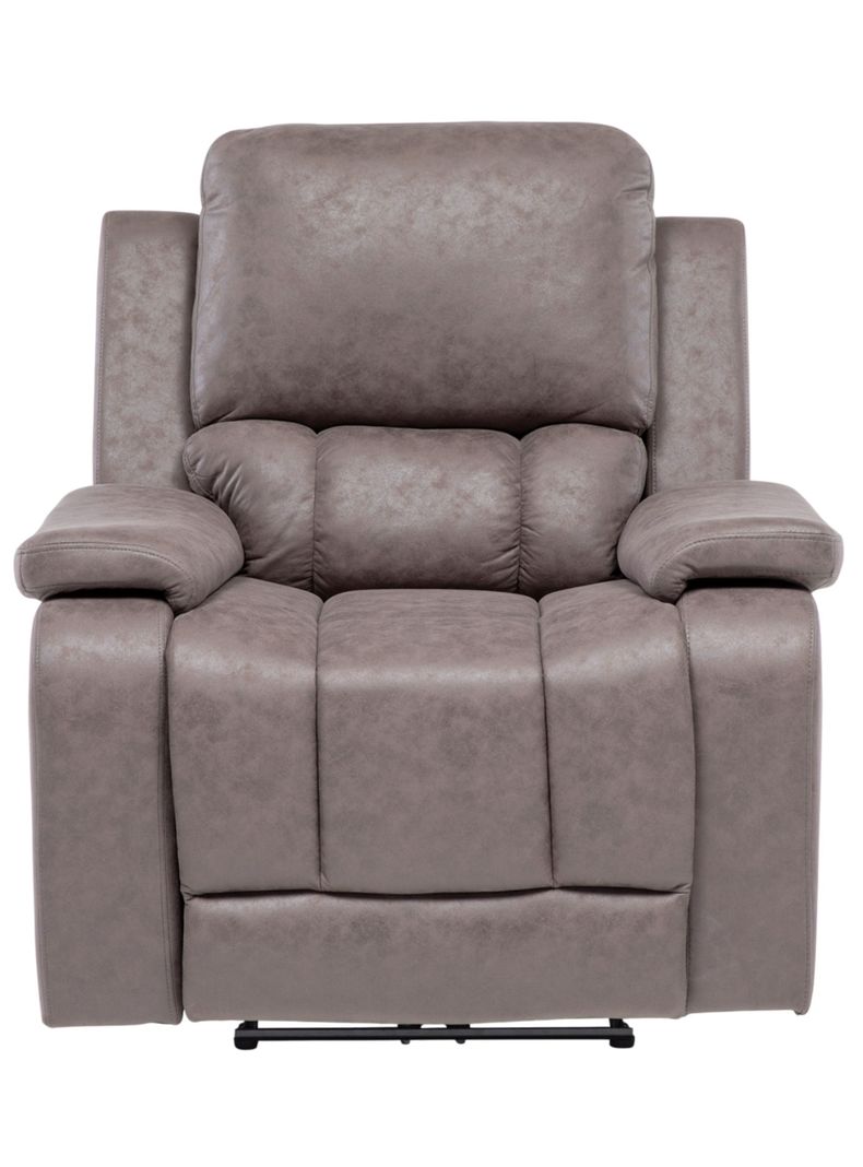  Berger Reclinable Eléctrico Vibromasaje + Control Café Madrid 8094RPMBR-0