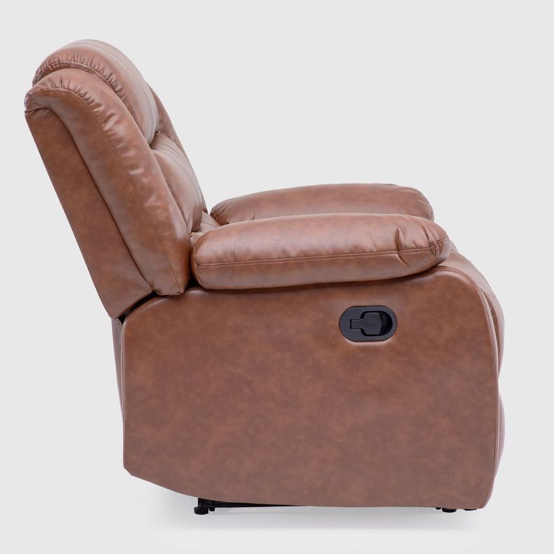  Berger Reclinable 1 Cuerpo Moderno Café PU Berlin KM060RBR-6