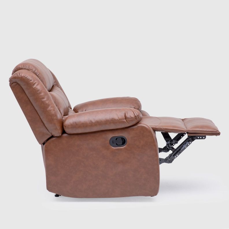  Berger Reclinable 1 Cuerpo Moderno Café PU Berlin KM060RBR-7
