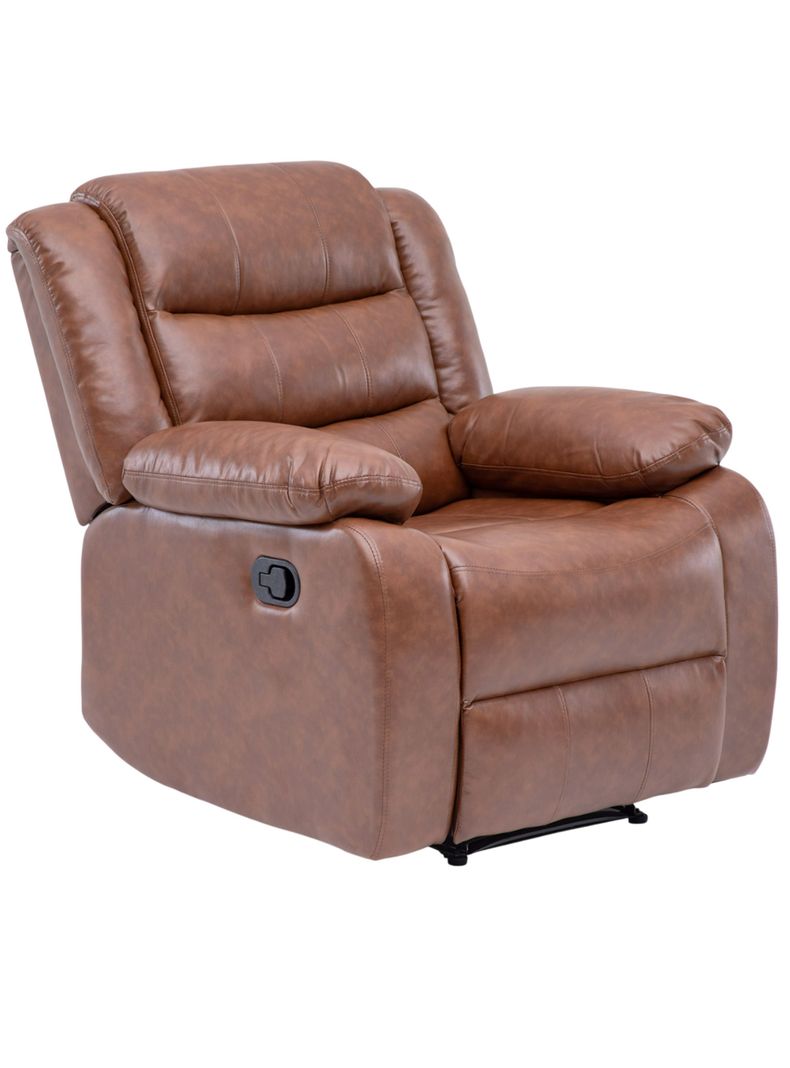  Berger Reclinable 1 Cuerpo Moderno Café PU Berlin KM060RBR-1
