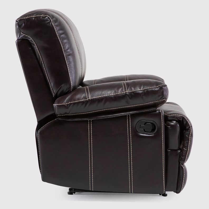 Berger Reclinable Moderno Leather Match Cuero Castle Café 98023LBR-6