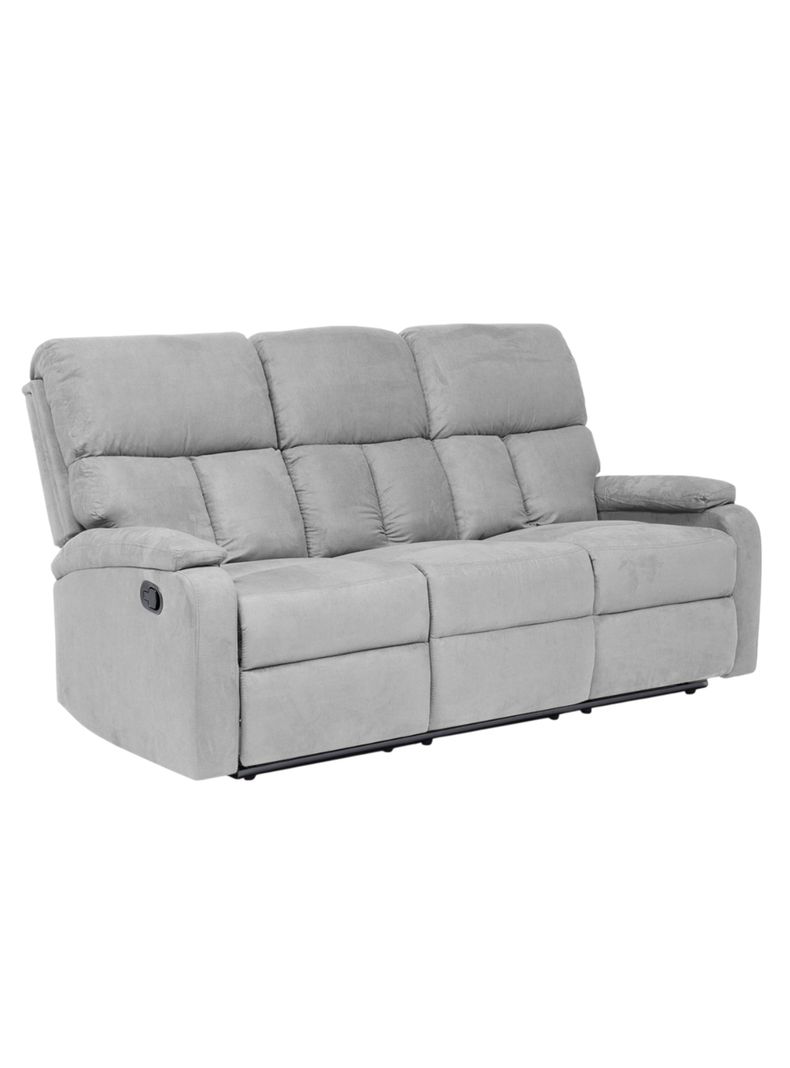  Sofá Gris 3 Cuerpos Reclinable Moderno Matheus VS8070SGR-0