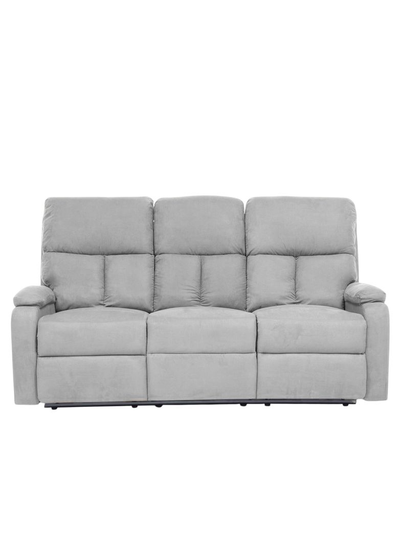  Sofá Gris 3 Cuerpos Reclinable Moderno Matheus VS8070SGR-1