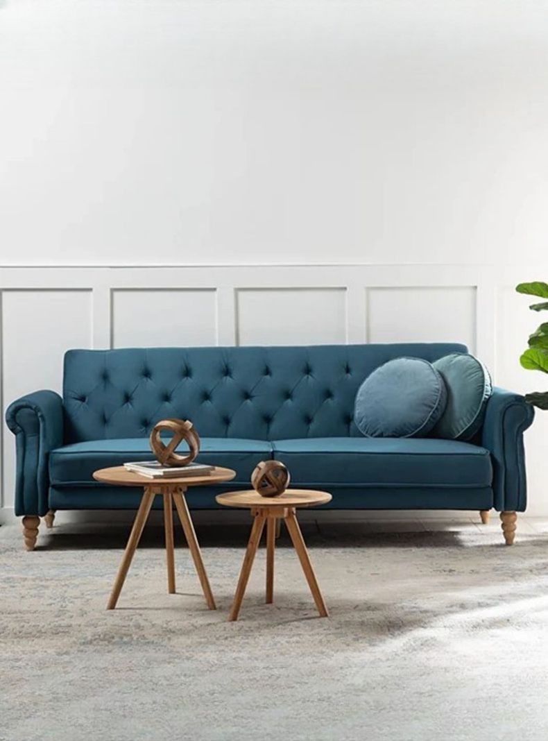 Sofa Futon 3 Cuerpos Clasico Milan EG2025