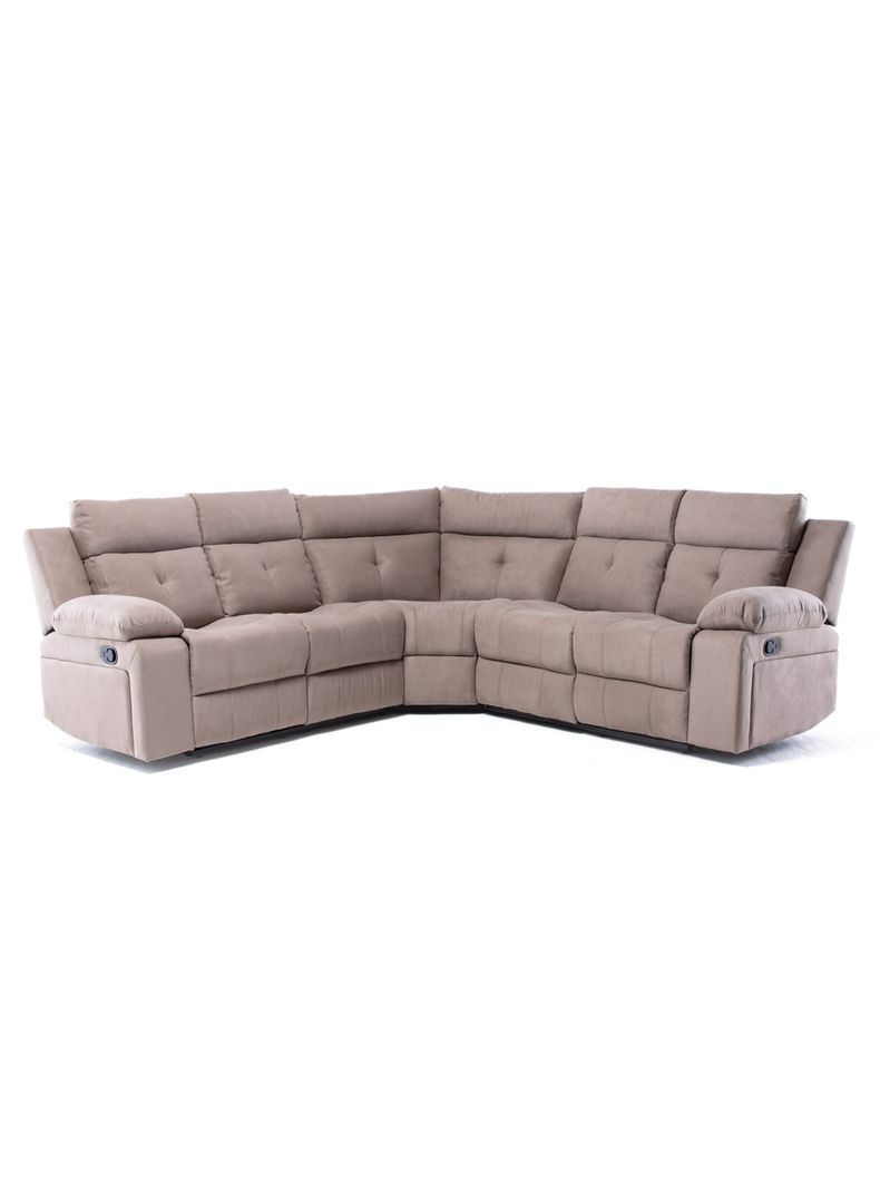 Sofá Seccional Reclinable Moderno Living Arizona Beige 8081KH-0