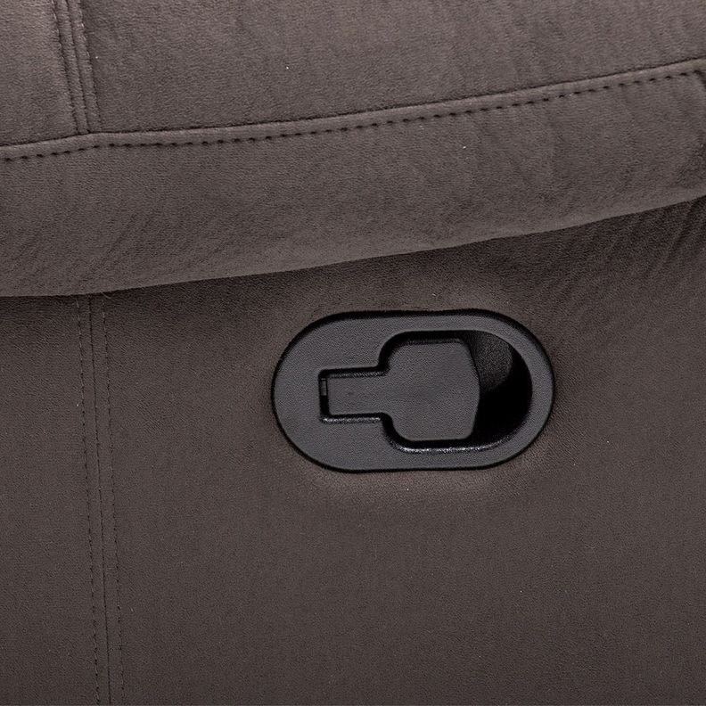  Berger Reclinable Moderno Martell Terciopelo Gris 98060RGR-5