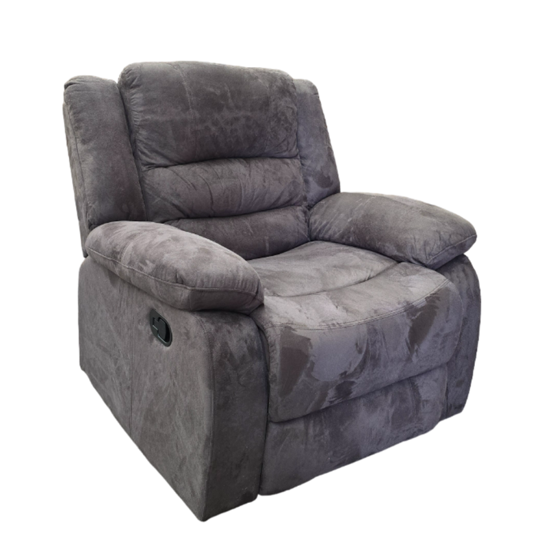 Berger Reclinable Moderno Martell Terciopelo Gris 98060RGR-6