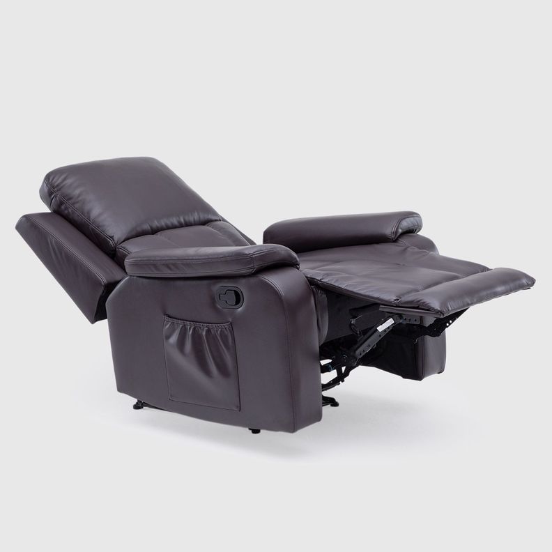 Berger Reclinable Vibromasaje + Control Café Madrid 8094RMBR-4