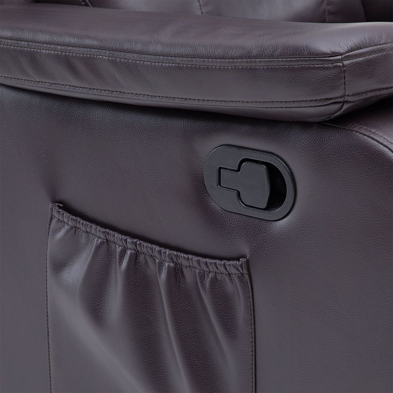 Berger Reclinable Vibromasaje + Control Café Madrid 8094RMBR-7
