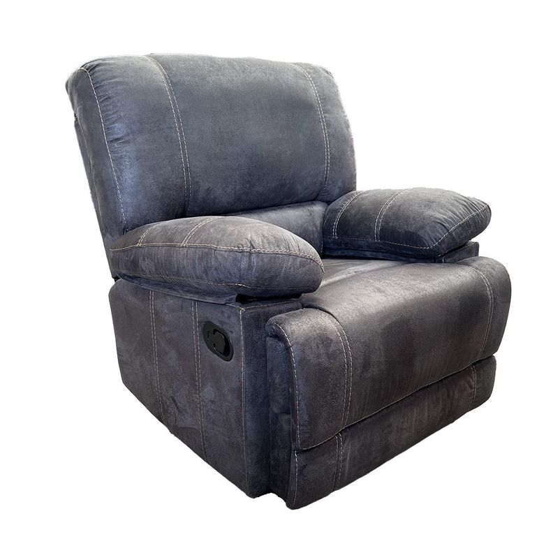 Berger Reclinable Moderno Castle Gris 98023GR-1