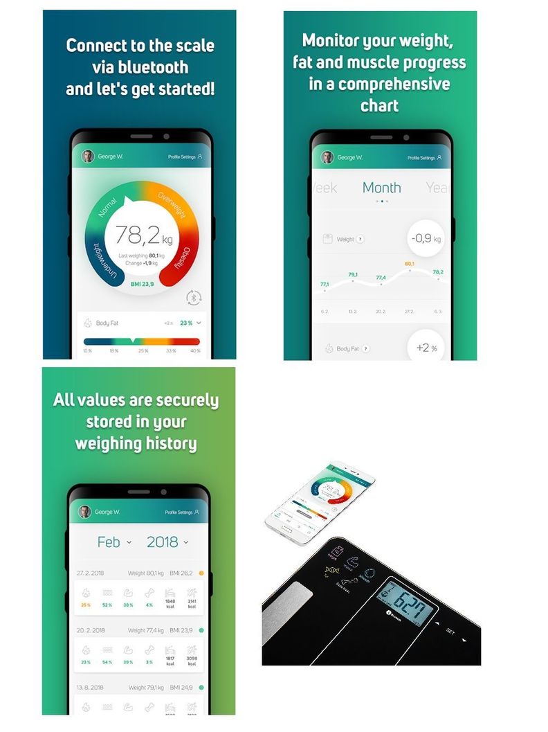 Balanza Pesa Digital Bluetooth-3