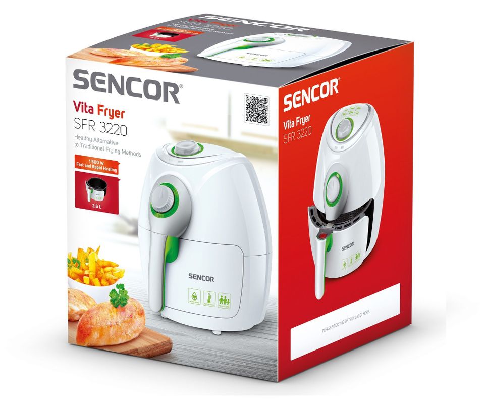 Freidora de Aire Sencor Vita Fryer SFR3220WH-4