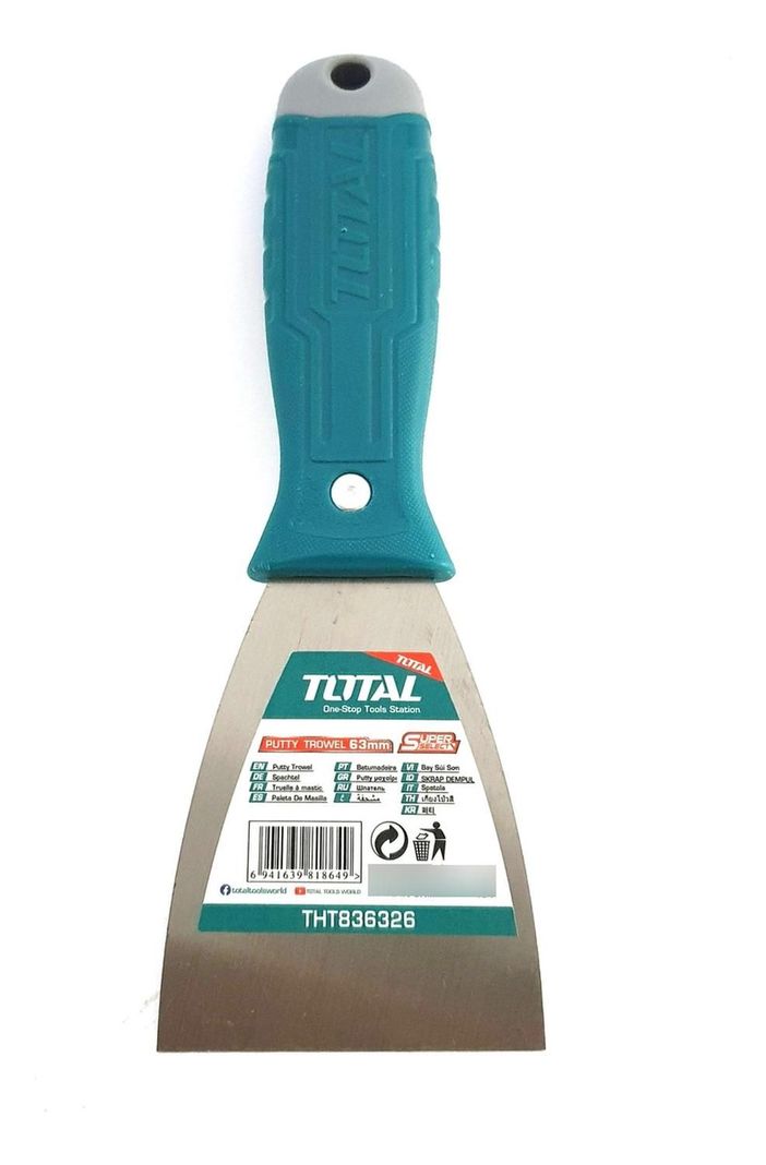 Espatula Acero 2.5 Putty Trowel Inox 63 M.m Total-0