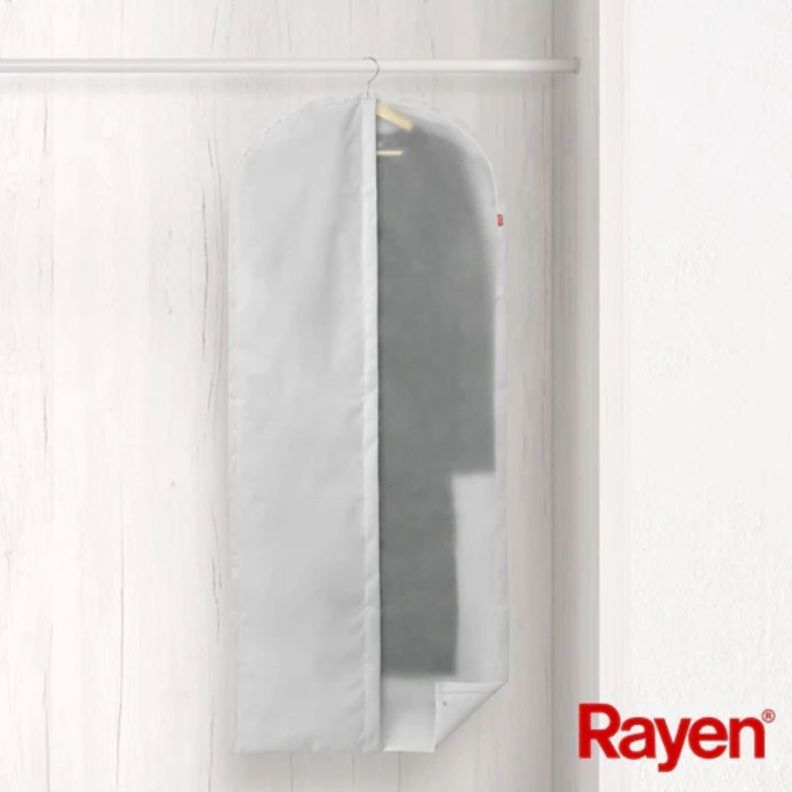 Funda de Ropa "L" Closet Color Gris Premium Rayen®-3