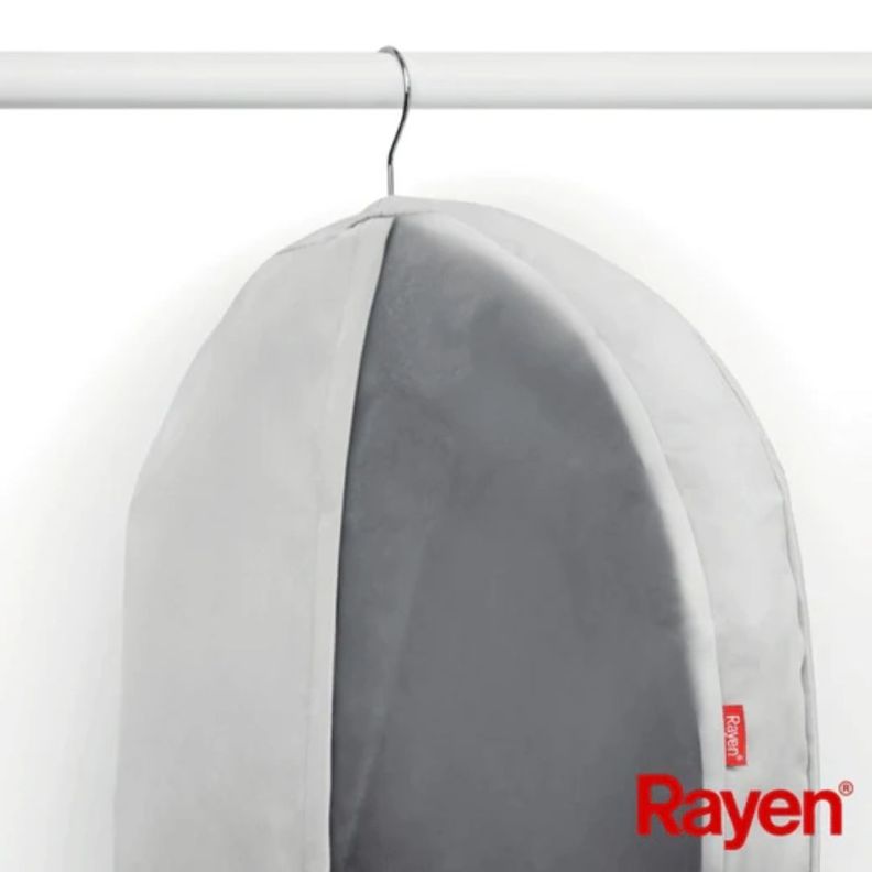 Funda de Ropa "L" Closet Color Gris Premium Rayen®-2