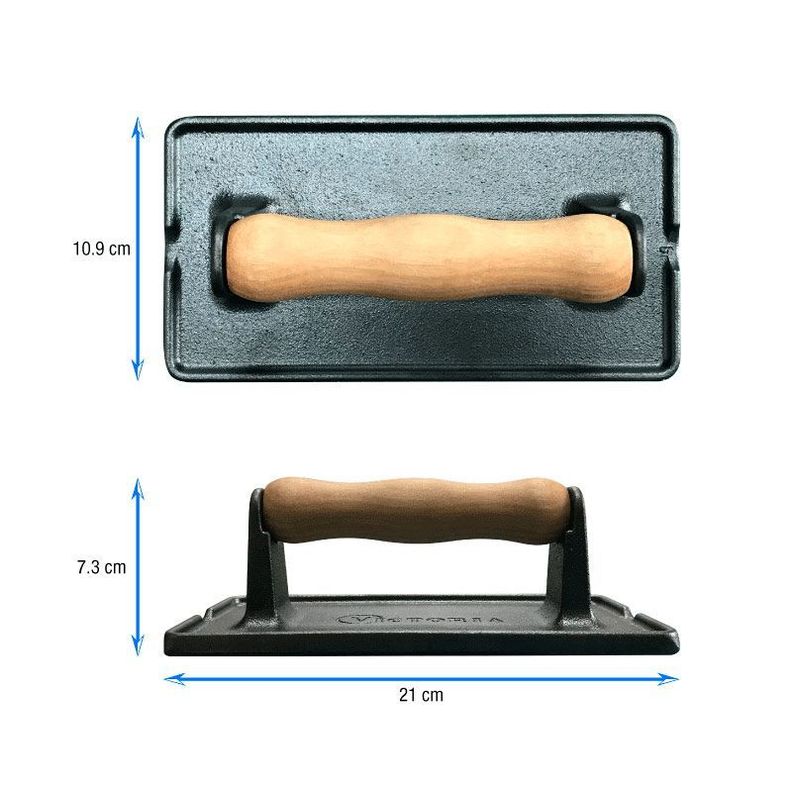 Prensa para Carne de Hierro Fundido 10.9 x 21 cm-2