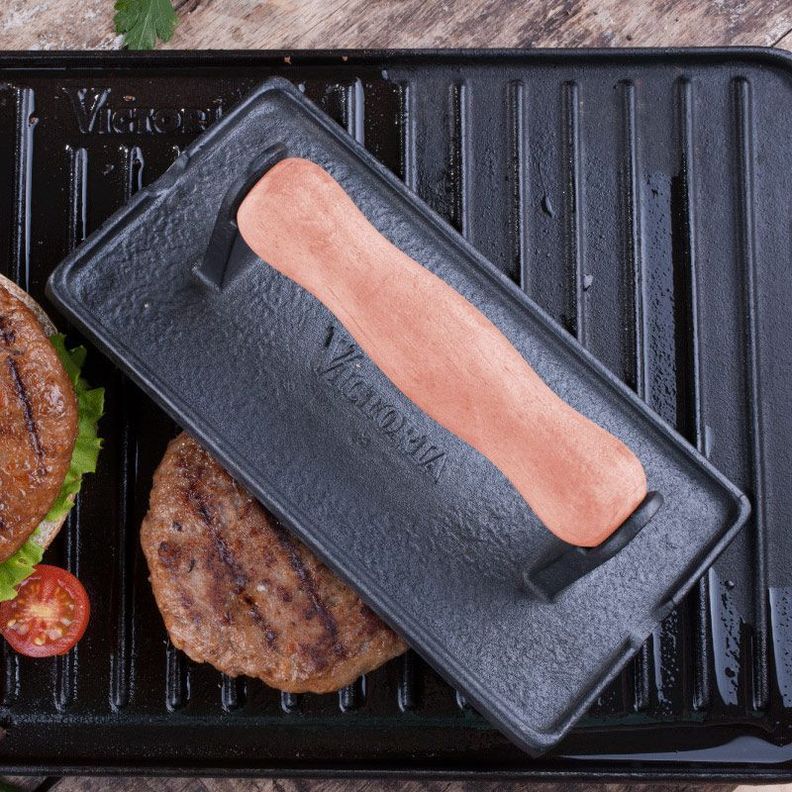 Prensa para Carne de Hierro Fundido 10.9 x 21 cm-4