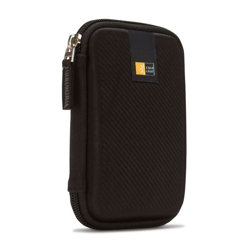 Estuche Case Logic Para Disco Duro 2.5" y accesorios. Negro