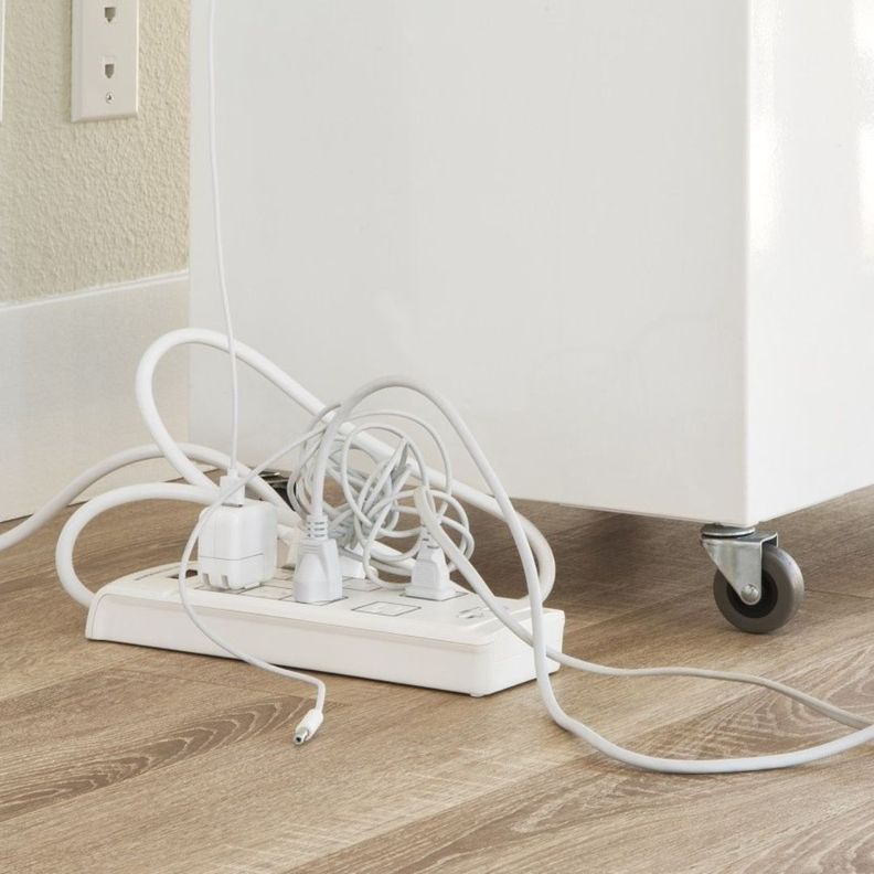 Caja Organizadora para Cables y Alargadores Blanco In-Box-1