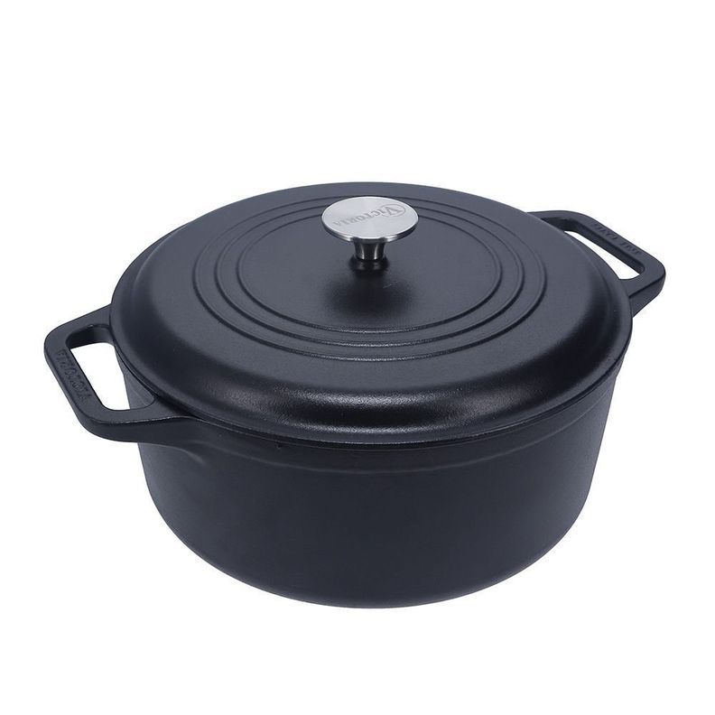 Horno Holandés Hierro Fundido Precurada 5.7 Lts-0