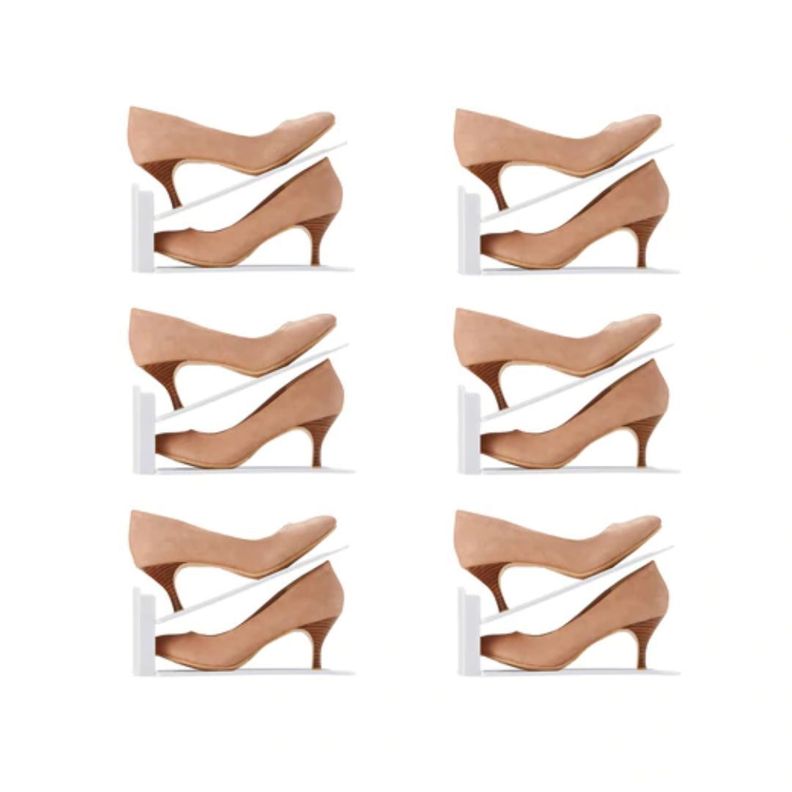 Set 6 Organizadores Ajustables Para Zapatos-1
