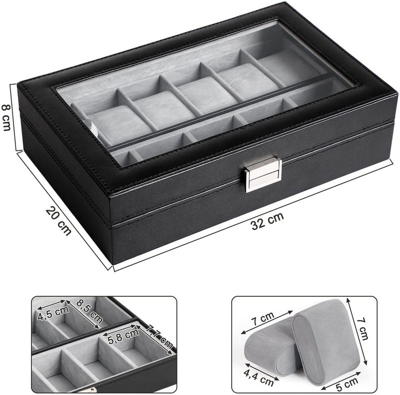 Caja Organizadora Hasta 11 Relojes.-5
