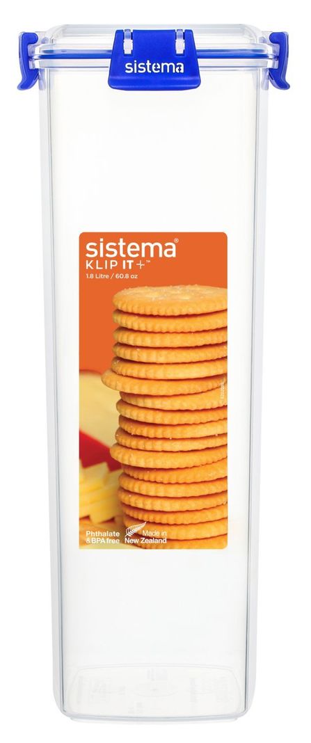 Contendor para galletas Klip It Plus 1.8 lts Sistema-1