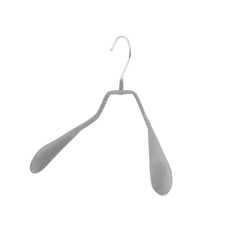Set de 5 Colgadores Bodyform 42 cm Color Plateado.-2