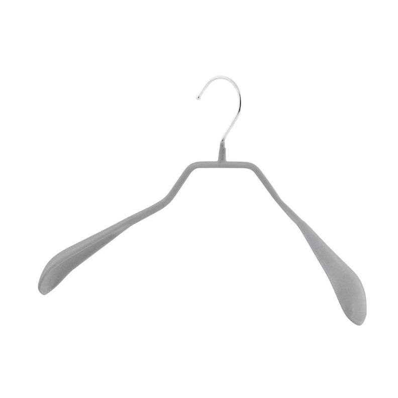 Set de 5 Colgadores Bodyform 42 cm Color Plateado.-3