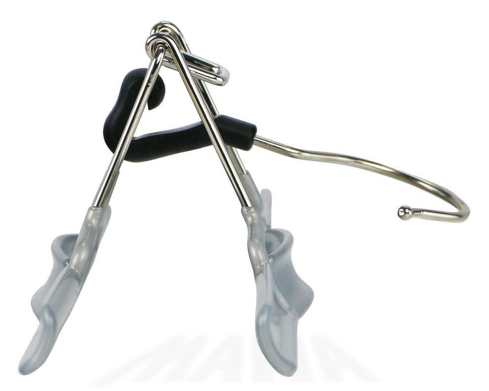 Set de 5 Colgadores Para Pantalones y Faldas Mat 26 Silver.-2