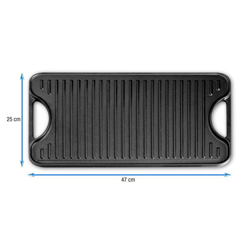 Plancha Hierro Fundido 47 x 25 cm-3