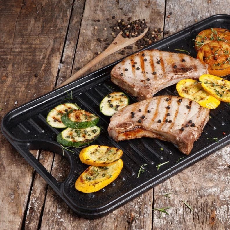Plancha Hierro Fundido 47 x 25 cm-1