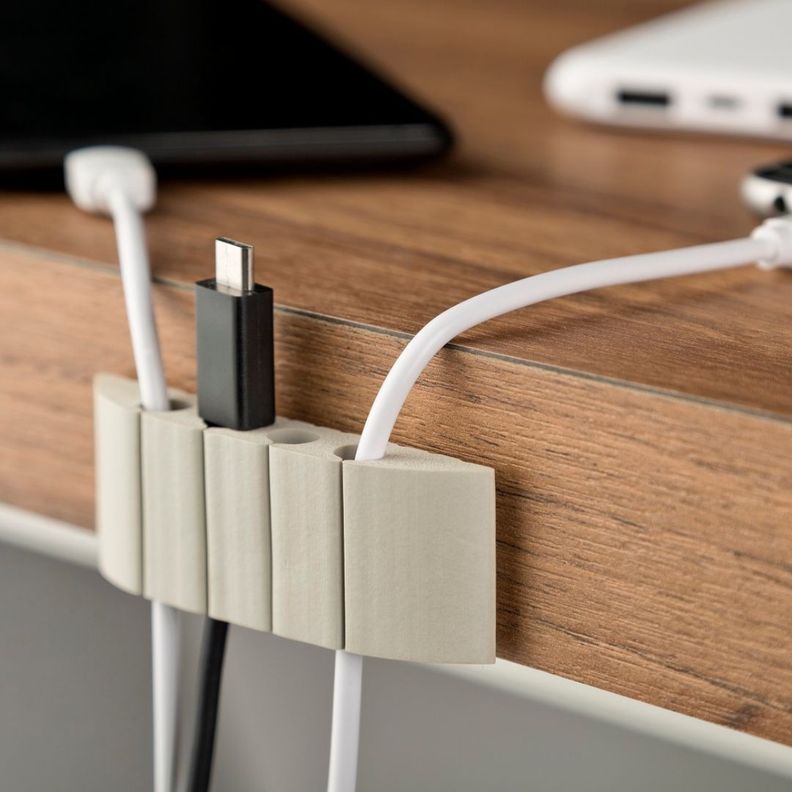Set 2 Organizadores y Sostenedores Adhesivos Para Cables, -2