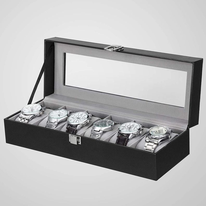 Caja organizadora hasta 6 relojes.-2