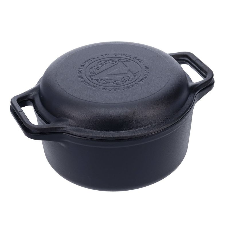 Combo Cooker de Hierro Fundido Precurado 5.7 L-5