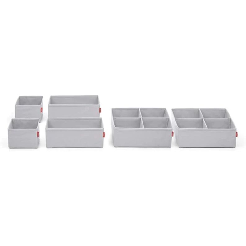 Organizador de Cajones Plegable 6 unidades Color Gris Premium Rayen®-0