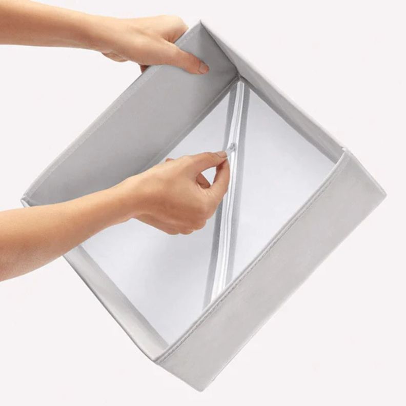 Organizador de Cajones Plegable 6 unidades Color Gris Premium Rayen®-1